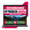 HP ProBook 4445s | AMD A4 Processor | 14-inch HD Display with Windows 10 (Refurbished)