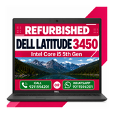 Dell Latitude 3450 14" HD | Intel Core i5 5th Gen, Windows 10, MS Office 2021 with 6 Months Warranty (Refurbished)