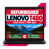 Lenovo ThinkPad T480 Intel Core i7 8th Gen 14 Inch FHD Display Laptop with Windows 11 Pro (Refurbished)