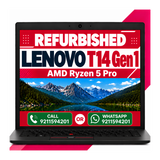 Lenovo ThinkPad T14 Gen 1 | AMD Ryzen 5 Pro 4650U, 14" FHD, Win 11 Pro, MS Office 2021 with 1 Year Warranty (Refurbished)