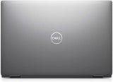 Gray Dell laptop on a white background