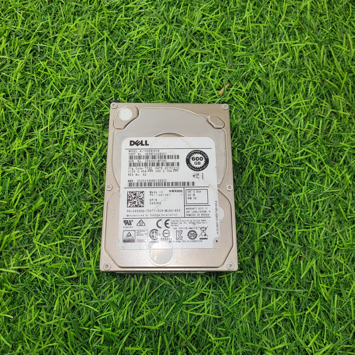 Dell 600GB 10K RPM SAS 12G 2.5-inch (0453KG) Hard Disk (Refurbished)