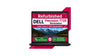 A refurbished Dell Precision 7720 workstation laptop shown open on a white background with a pink and red promotional graphic behind it. The screen displays a mountain landscape wallpaper with text reading 'Refurbished DELL Precision 7720 Workstation' and contact icons at the bottom.