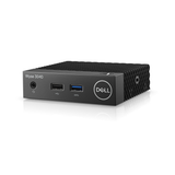Dell Wyse 3040 Thin Client in black color with visible ports and branding on the front.