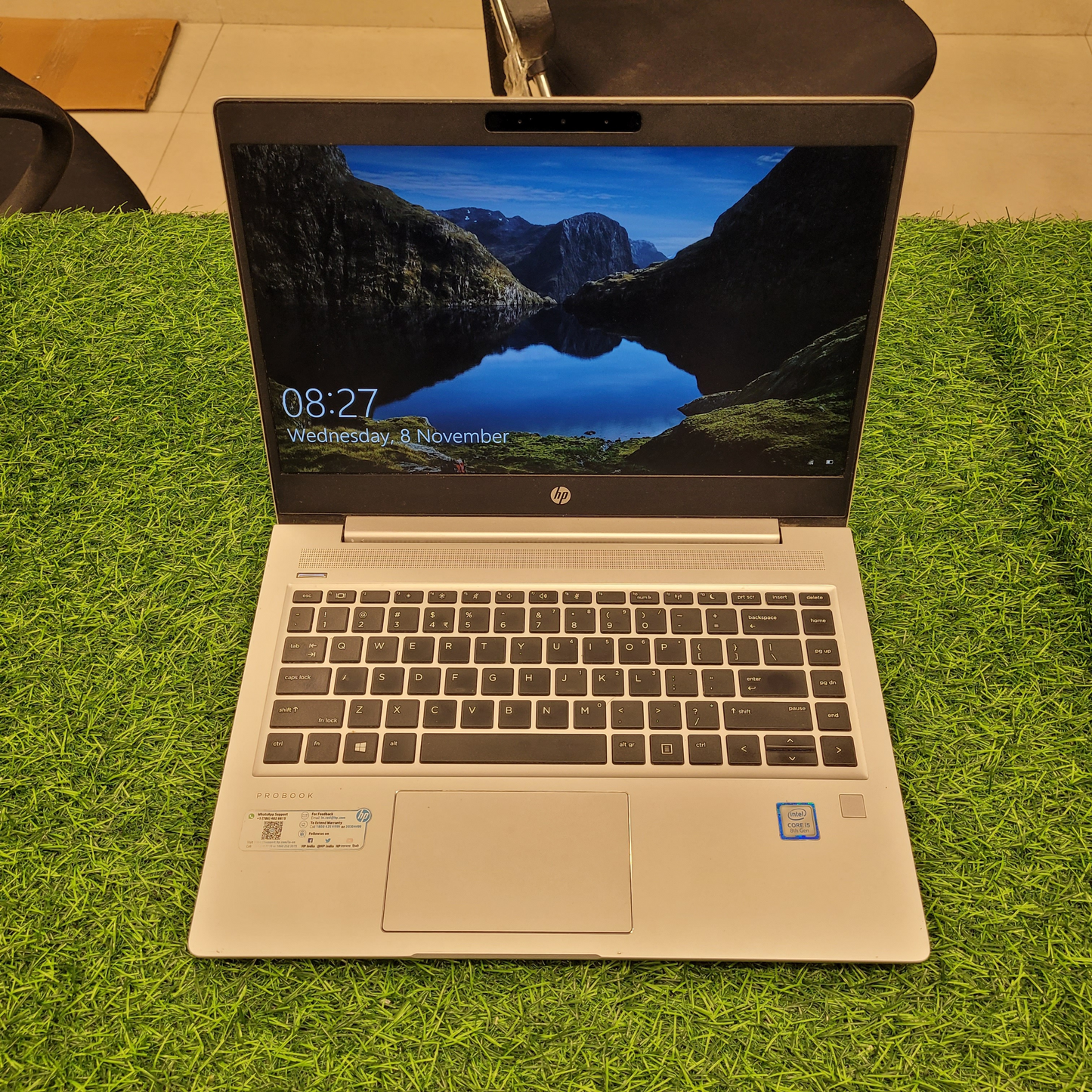 HP Intel ProBook 440 G6 Core i5 8th Gen 14 Inch FHD Display and Windows 11 With Ms Office 2016 (Renewed)