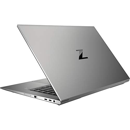 Silver laptop with a brand logo on a white background
