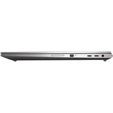 Side view of a laptop on a white background