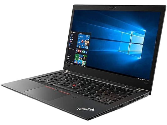 Lenovo ThinkPad T480 Intel i7 8th Gen 14 Inches FHD Display Lightweight Windows 11 Pro With MS Office 2021 Laptop (Renewed) on white background