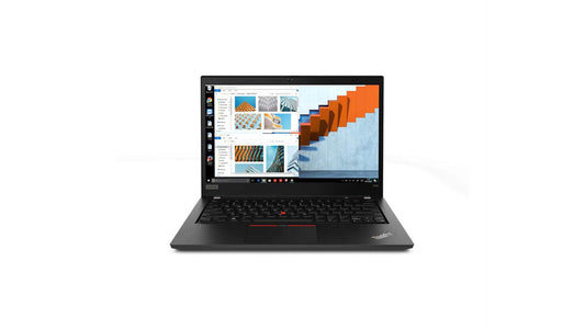 Laptop on a white background