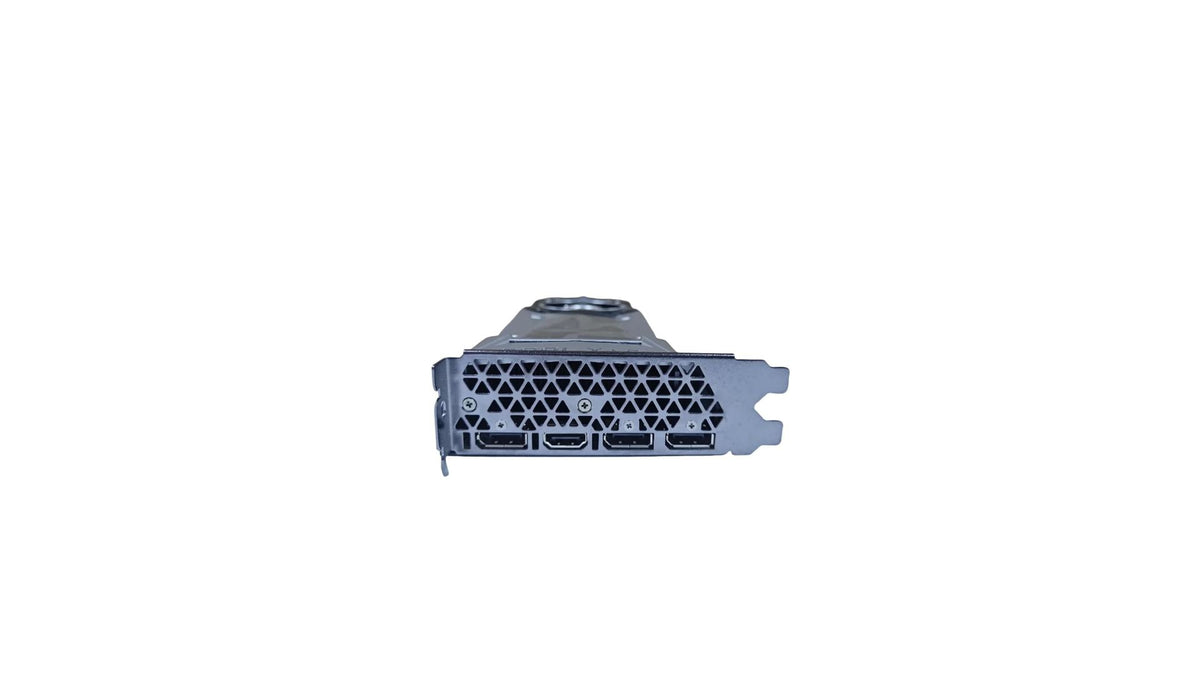 Electronic module with connectors on a white background