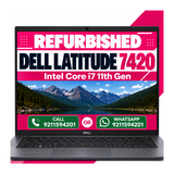 Dell Latitude 7420 Intel Core i7 11th Gen 14" FHD Display Laptop Windows 11 With MS Office 2021 (Refurbished)
