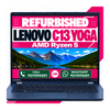Lenovo 2-in-1 Chromebook Laptop ThinkPad C13 Yoga Gen 1 AMD Ryzen 5 13.3" FHD+ Touch screen ChromeOS with 6 Months warranty (Refurbished)