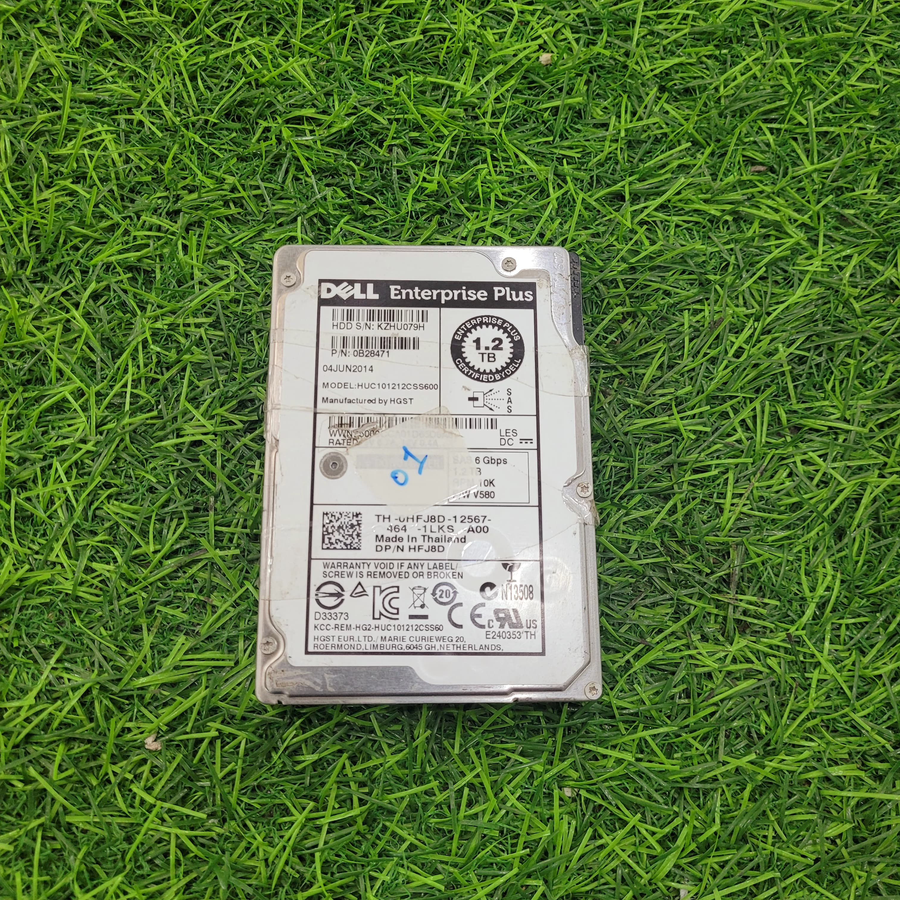 HFJ8D DELL- 1.2TB 10K SFF SAS 6G Hard Disk (Refurbished) – Saudewala