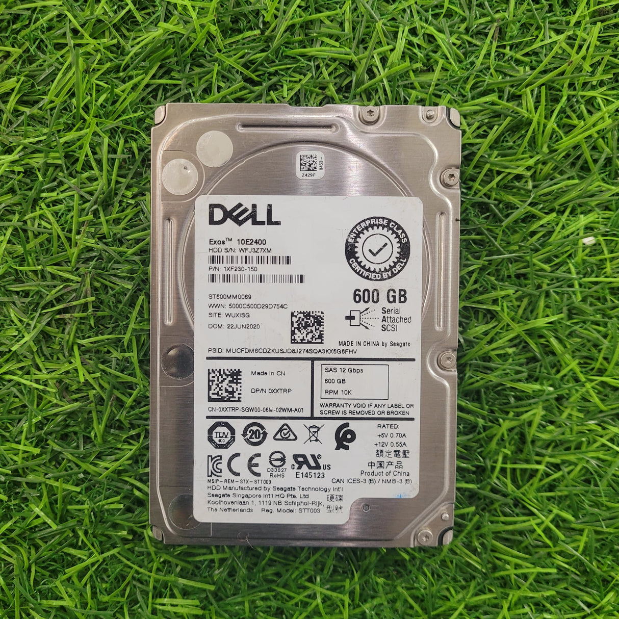 Dell 0XXTRP - 600GB 10K 12G 512n SAS 2.5" HDD (Reurbished)