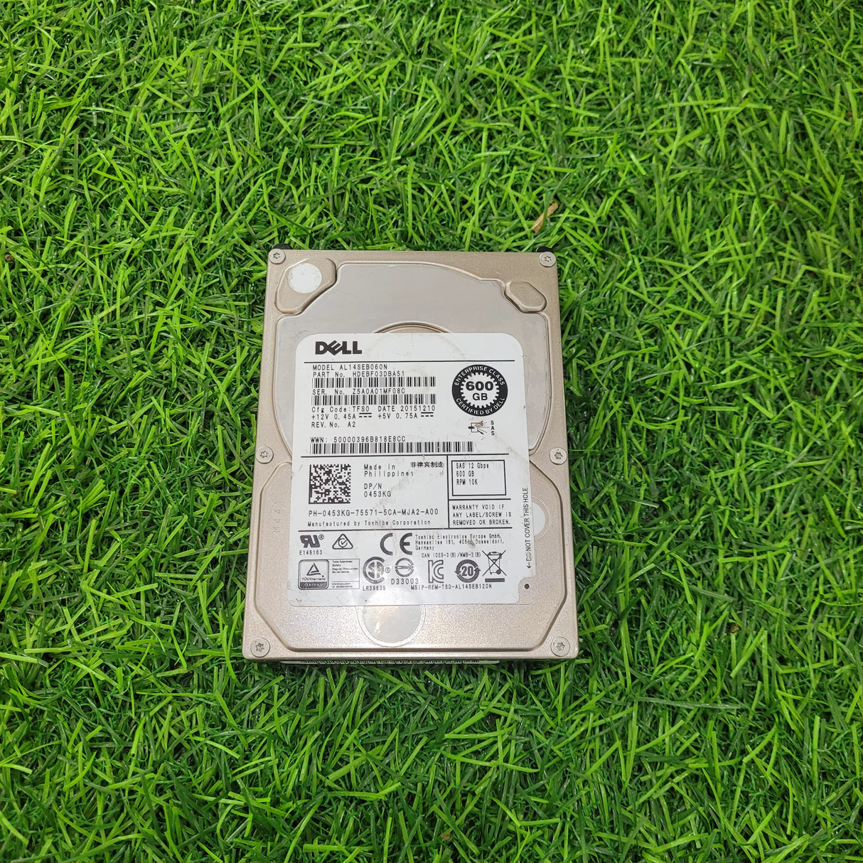 Dell 600GB 10K RPM SAS 12G 2.5-inch (0453KG) Hard Disk (Refurbished)