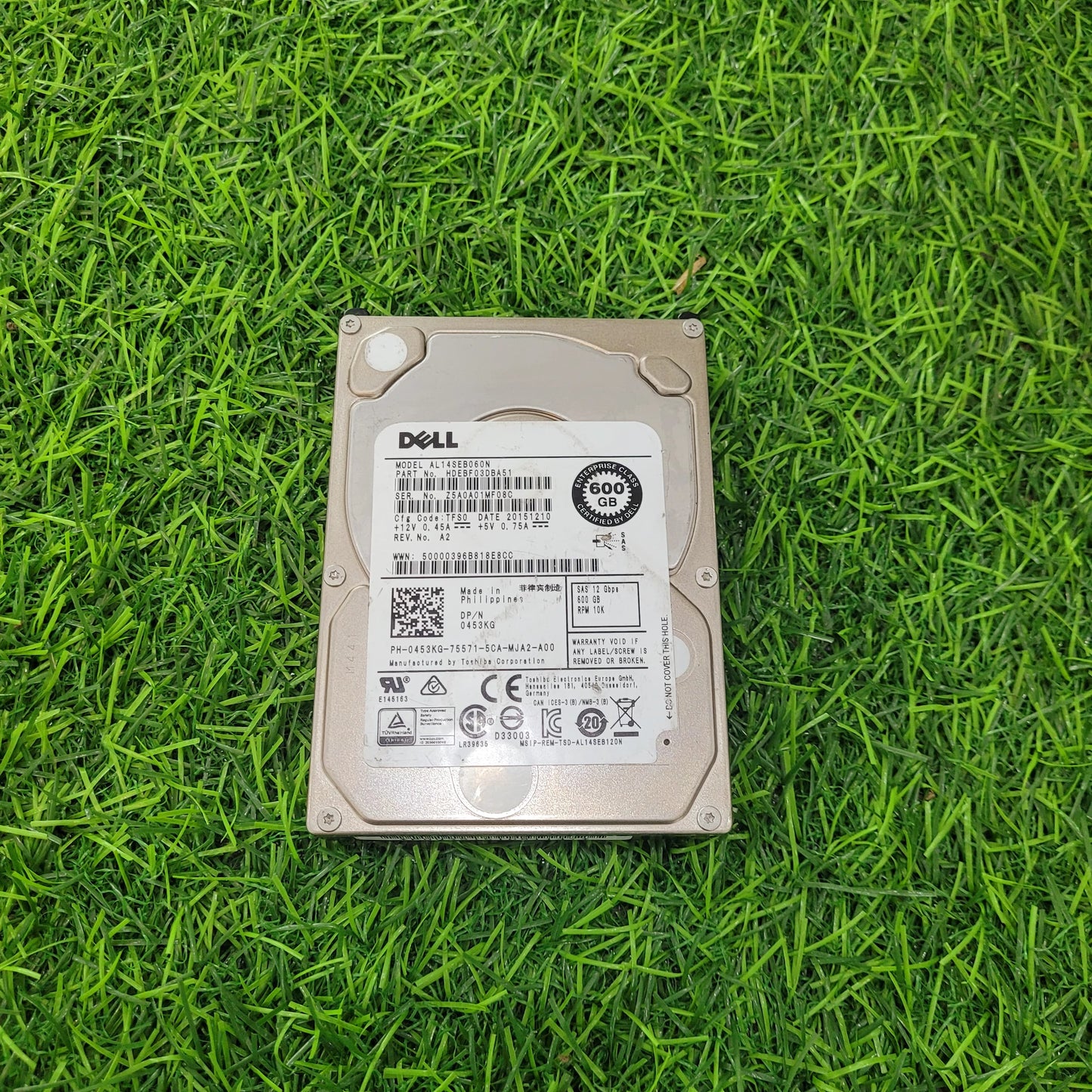 Dell 600GB 10K RPM SAS 12G 2.5-inch (0453KG) Hard Disk (Refurbished)