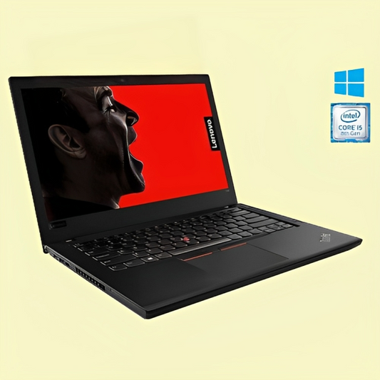 Lenovo T480 ThinkPad Intel i5 8th gen 14 inch HD display Business laptop with Windows 11 and MS Office 2016(Refurbished)