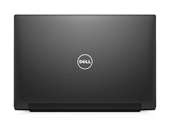 Black Dell laptop on a white background