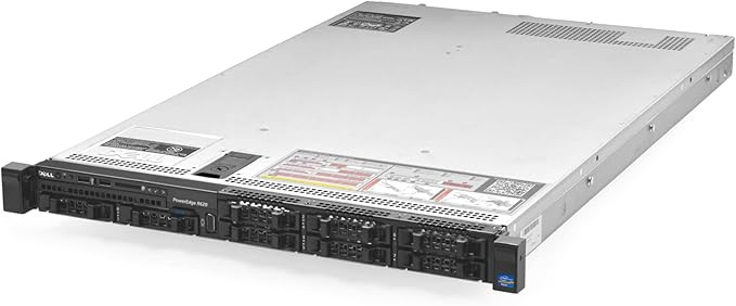 Dell PowerEdge R620 1U Rack Mount Server | 20 cores | 64 GB RAM | 1.8 TB | Refurbished