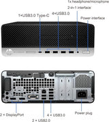 HP EliteDesk 705 G5 SFF Business Desktop PC, AMD Ryzen 5 (Refurbished)