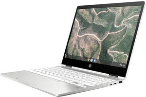 HP Chromebook X360 with ChromeOS, Intel Celeron, 12" HD thin and light touchscreen convertible Laptop