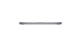 Long, thin metallic object on a white background