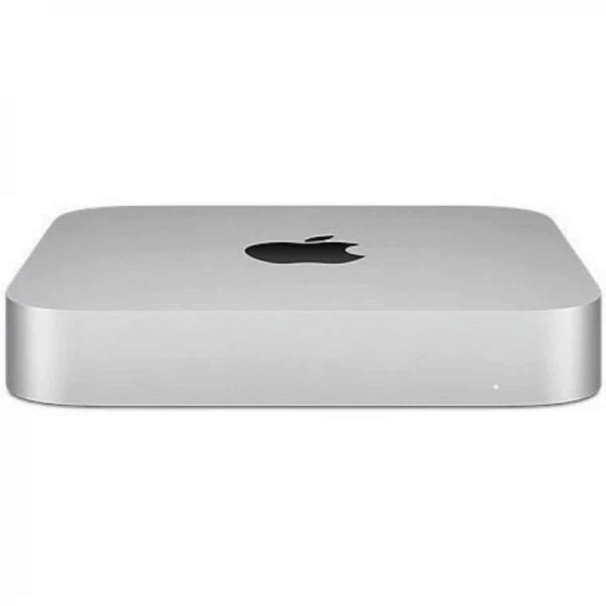 Silver Apple device on a white background