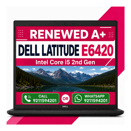 Dell Latitude E6420 Intel i5 2nd Gen 14" HD Windows 10 with MS Office 2021 with 3 Months warranty (Refurbished)