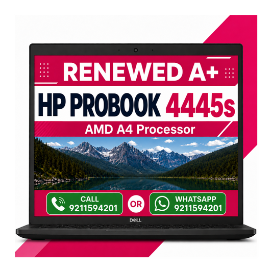 HP ProBook 4445s | AMD A4 Processor | 14-inch HD Display with Windows 10 (Refurbished)
