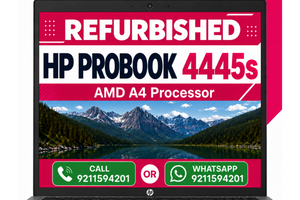 HP ProBook 4445s | AMD A4 Processor | 14-inch HD Display with Windows 10 (Refurbished)
