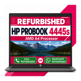 HP ProBook 4445s | AMD A4 Processor | 14-inch HD Display with Windows 10 (Refurbished)