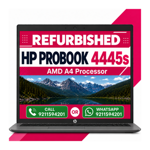 HP ProBook 4445s | AMD A4 Processor | 14-inch HD Display with Windows 10 (Refurbished)