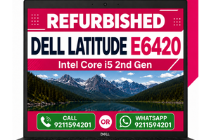 Dell Latitude E6420 Intel i5 2nd Gen 14" HD Windows 10 with MS Office 2021 with 3 Months warranty (Refurbished)