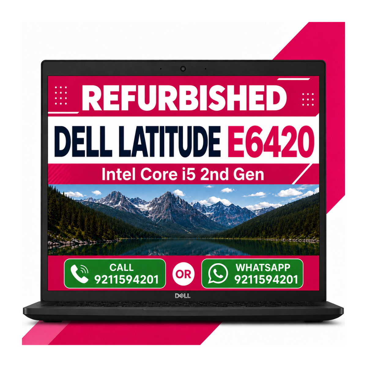 Dell Latitude E6420 Intel i5 2nd Gen 14" HD Windows 10 with MS Office 2021 with 3 Months warranty (Refurbished)