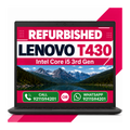 Lenovo Thinkpad T430 Intel Core i5 3rd Gen 14 Inch HD Screen Display Laptop Windows 11 With Ms Office 2021 (Refurbished)