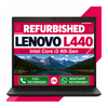 Lenovo ThinkPad L440 Intel Core i3 4th Gen & 14-Inch HD Display with Windows 11 and MS Office 2021 With 6 months warranty (Refurbished)