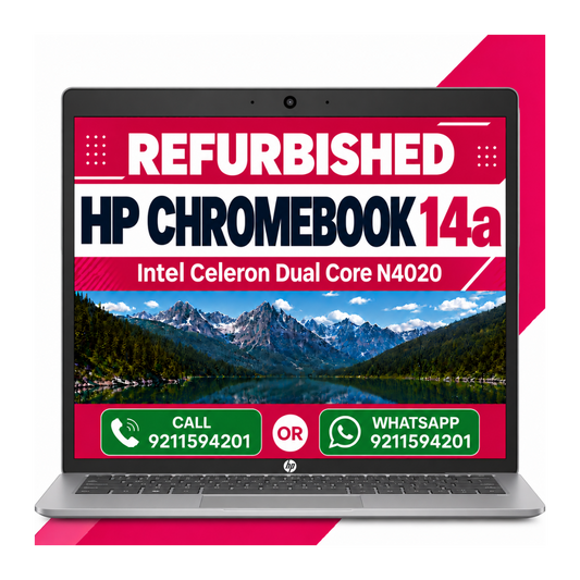 HP Chromebook 14a Intel Celeron Dual Core N4020- 4/64GB with Chrome OS (Refurbished)