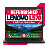 Lenovo ThinkPad L570 Intel Core i5 6th Gen | 15.6 Inch HD Display with Windows 11 & Ms Office 2021 (Refurbished)