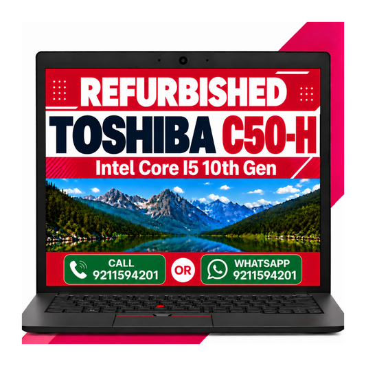 Toshiba Dynabook Satellite Pro C50-H Intel Core I5 10th Gen | 15.6-inch FHD Display with Windows 11 Pro & Ms Office 2021 (Renewed)