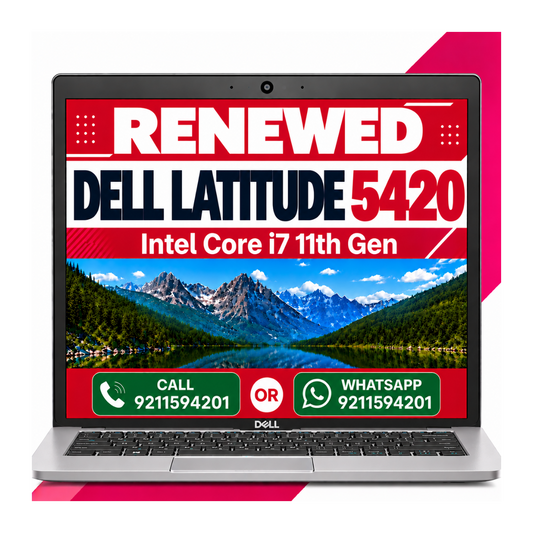 Dell Latitude 5420 i7 11th gen Business Laptop 14" FHD Touchscreen Display laptop with Windows 11 with 1 year warranty (Renewed)