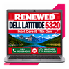 Dell Latitude 5320 | Intel Core i5 11th Gen 13 Inch FHD Display with Windows 11 with Ms Office 2021 (Renewed)