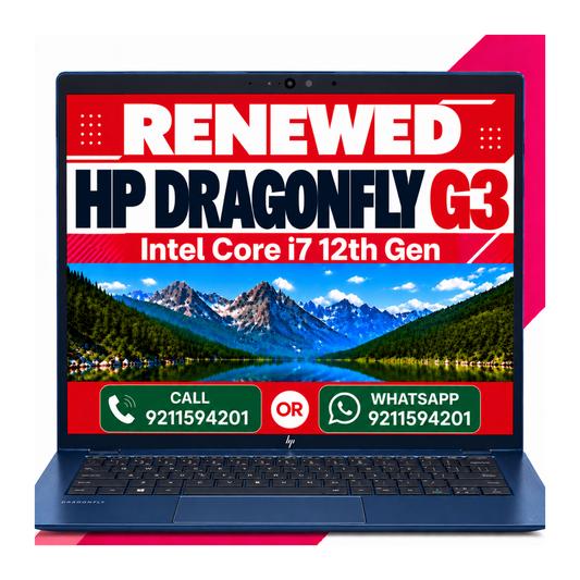 HP Chromebook Plus Elite Dragonfly G3 Intel i7 12th Gen 32GB RAM 13.5" QHD with 1-year warranty. (Refurbished)