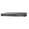 Cisco Catalyst 2960G 48 Port SFP Switch, with 48 Ethernet ports and additional slots for networking.