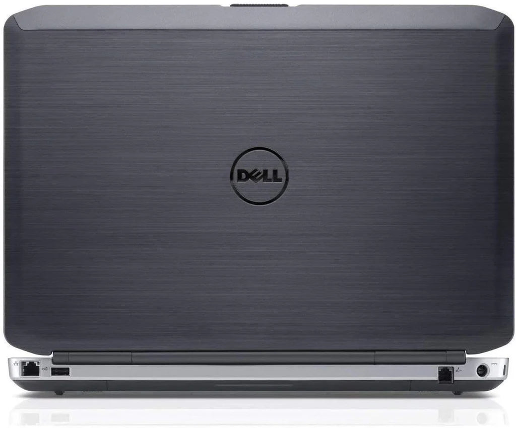 Black Dell laptop on a white background