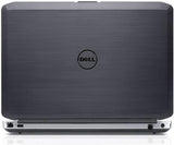 Black Dell laptop on a white background