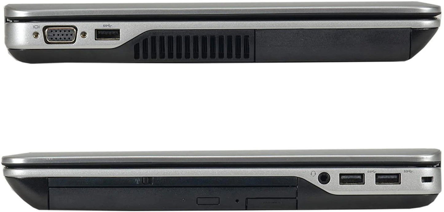 Top and side views of a laptop on a white background