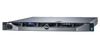 Front view of a Dell PowerEdge R420 Rack Server with LED indicators and branding visible.