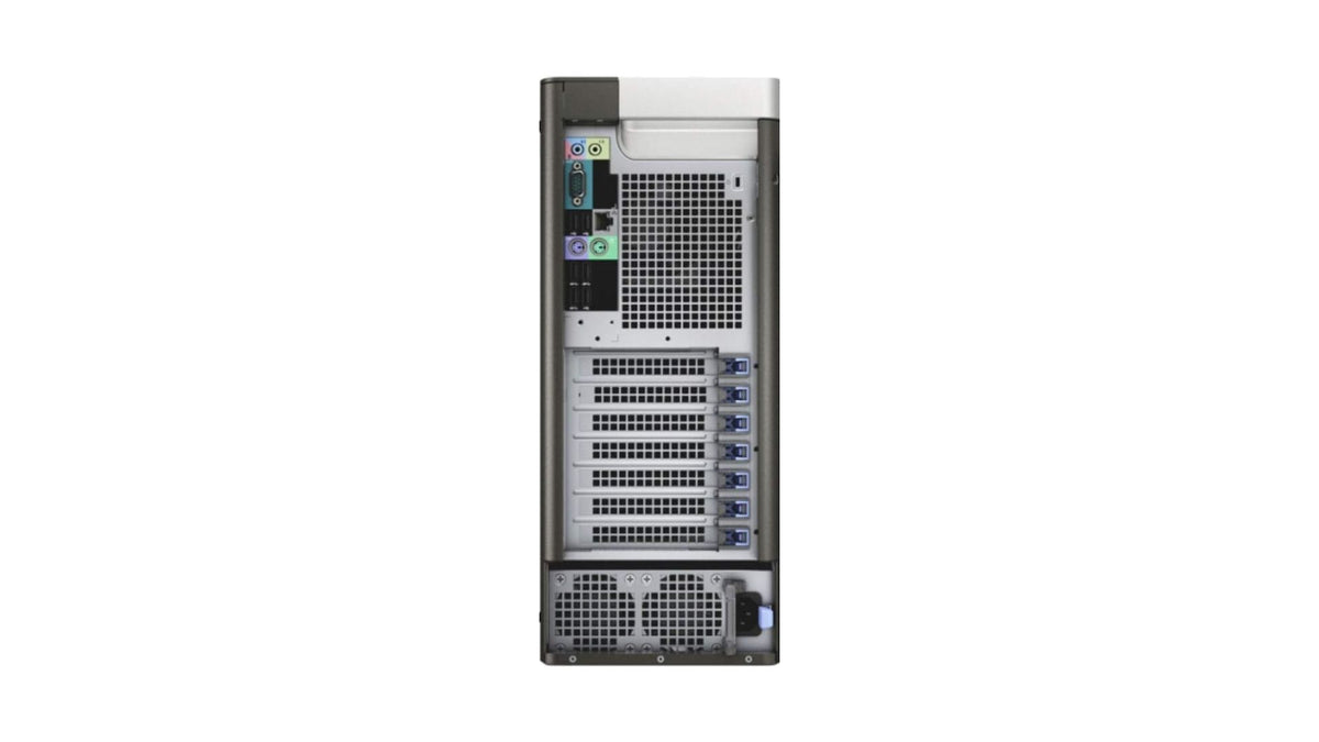 Server tower on a white background