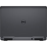 Black Dell laptop on a white background