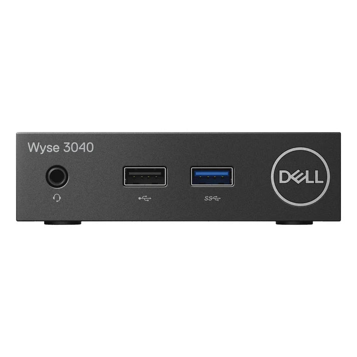 Dell Wyse 3040 Thin Client in black color with visible ports